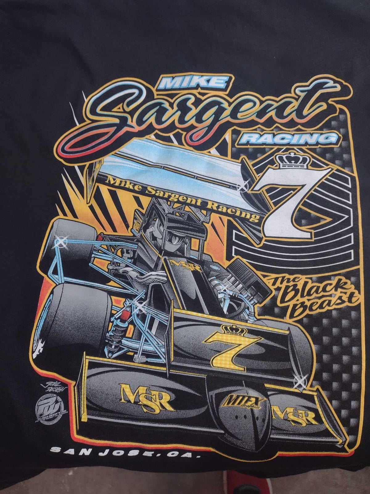 Mike Sargent Racing - The Black Beast shirt