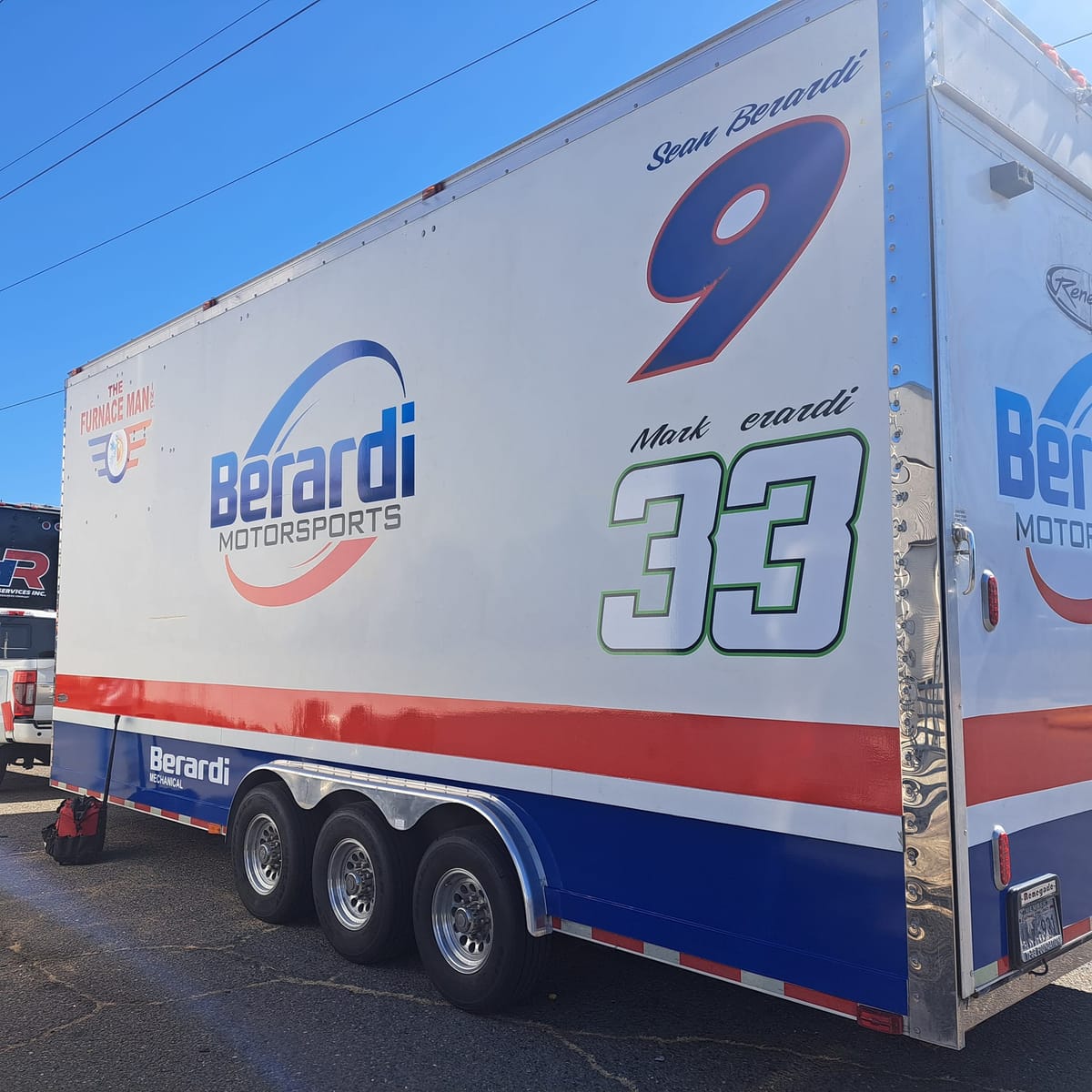Berardi Motorsports Trailer Wrap